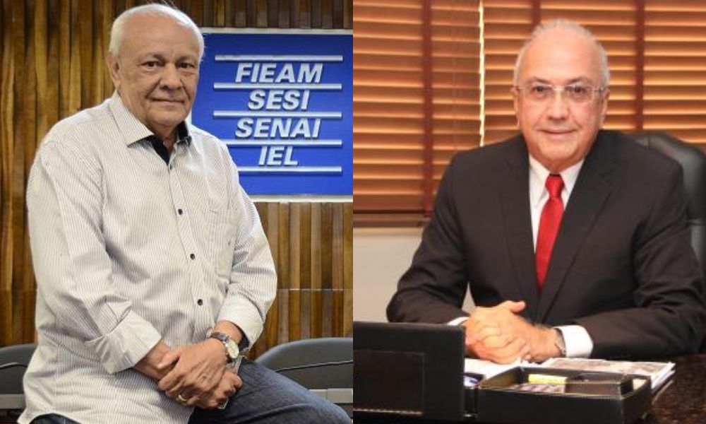 Representantes da Cieam e Fecomércio