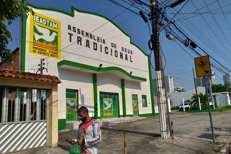 Igreja Evangélica construída em um antigo cinema
