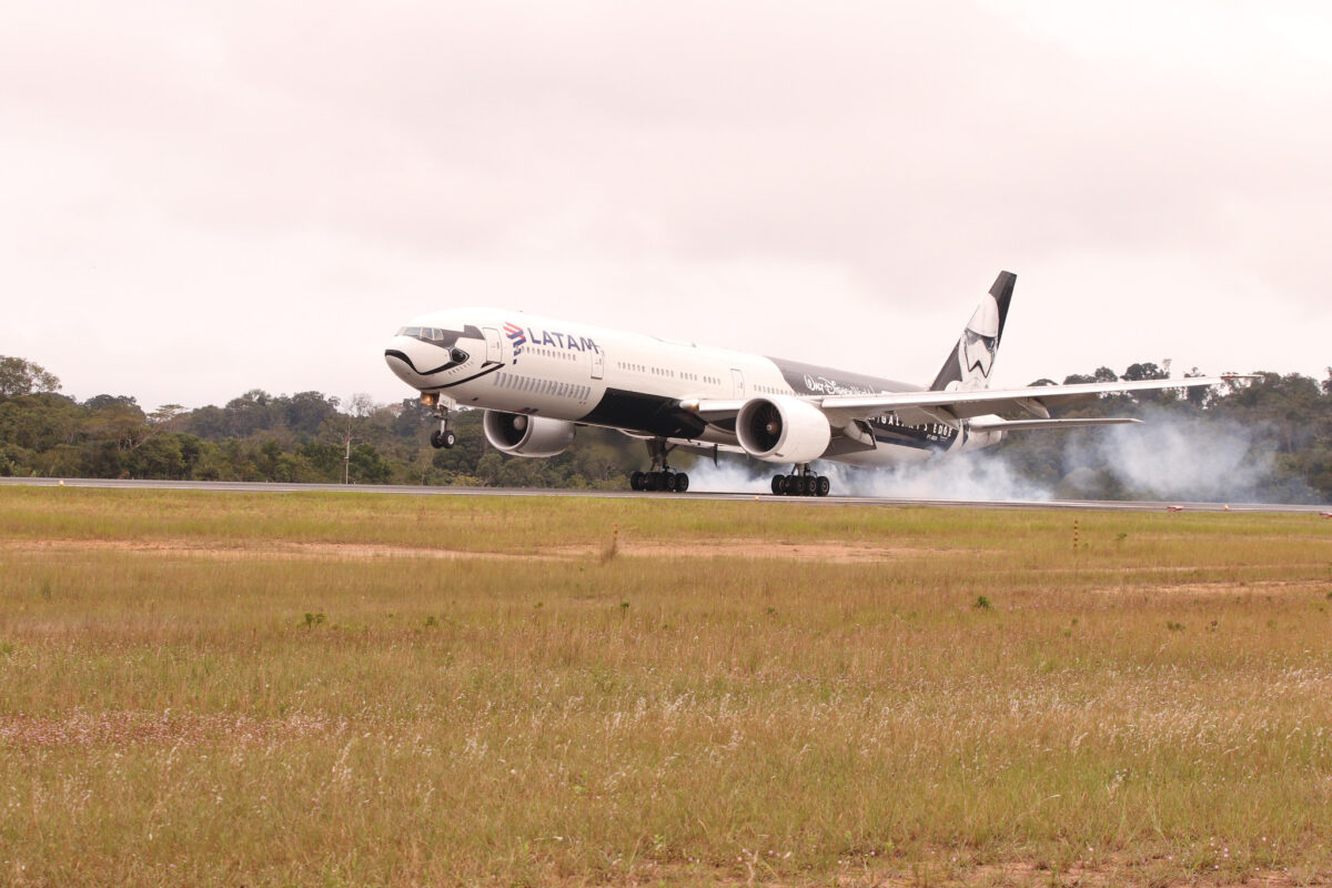 Decolagem de avião no aeroporto de Manaus- Foto: Antonio Lima/Secom-AM