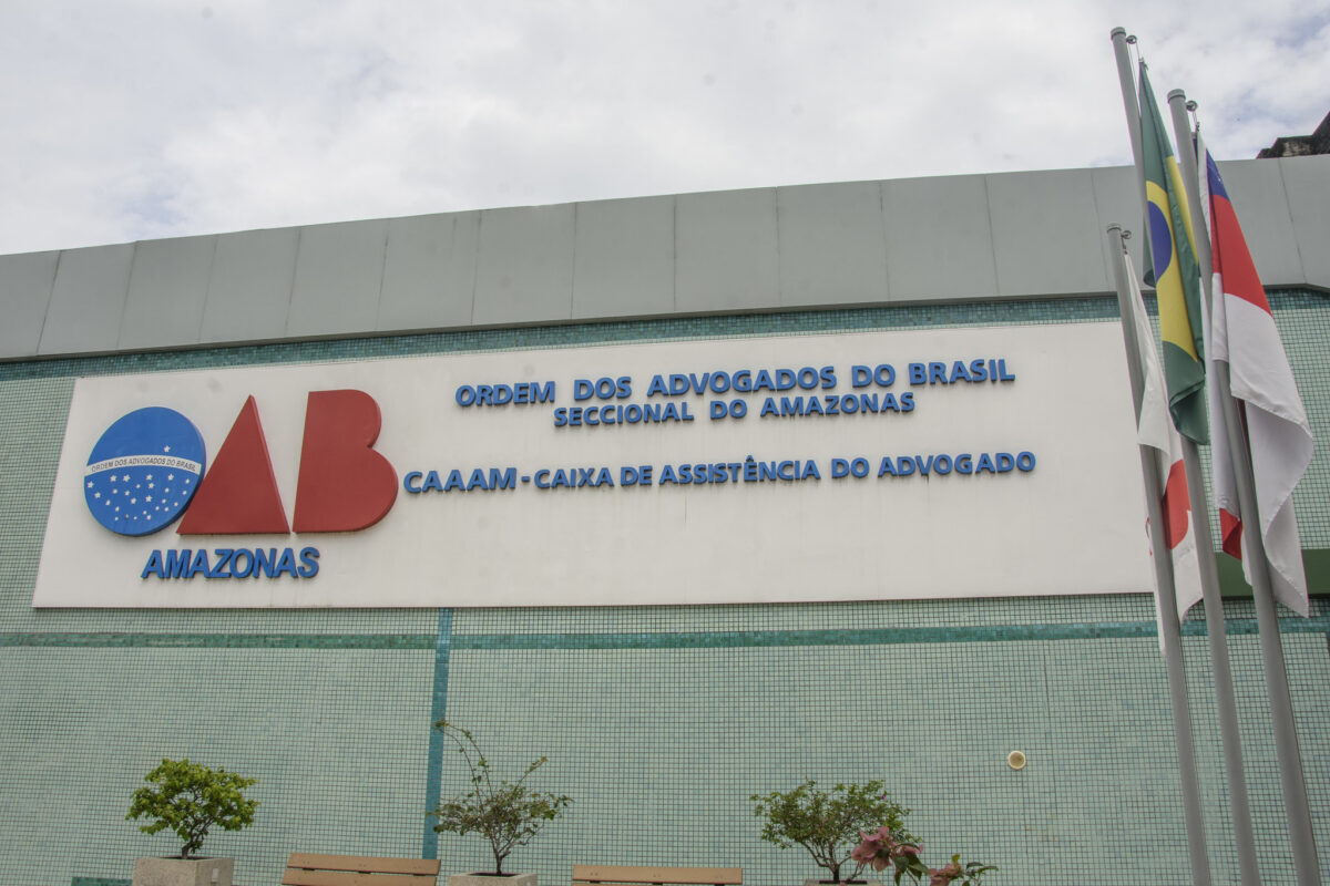 Fachada da sede da Ordem dos Advogados do Brasil Seccional Amazonas (OAB-AM), em Manaus