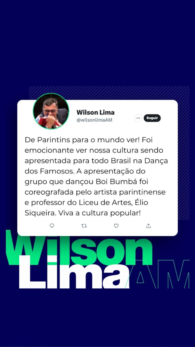 Post das redes sociais - (Foto: Reprodução/Instagram@wilsonlimaam)