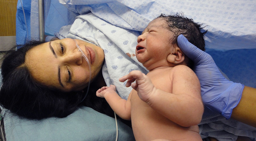 Registro de nascimento de bebe no Amazonas