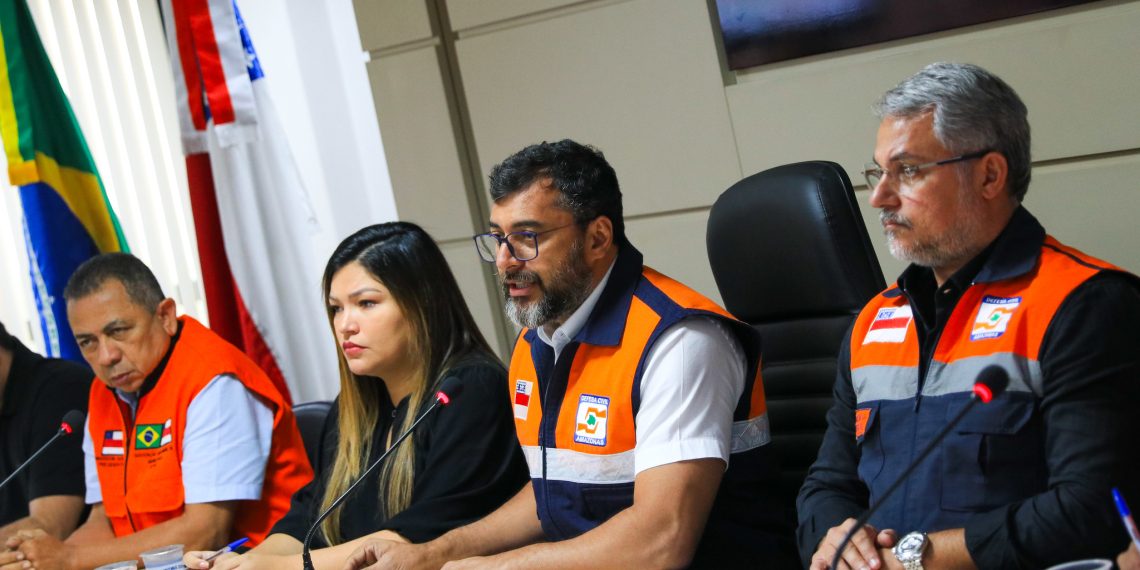 Governador Wilson Lima anuncia ações preventivas para estiagem deste ano. (Foto: Artur Castro)