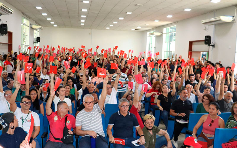 Assembleia Geral dos professores da Ufam, em Manaus. (Foto: Divulgação/Adua)