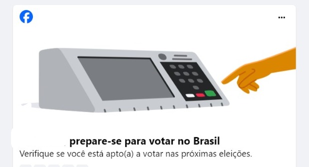 O recurso é para ampliar o alcance das informações sobre o processo de cadastramento eleitoral, especialmente porque o prazo está próximo de se encerrar. (Foto: Reprodução/Facebook)