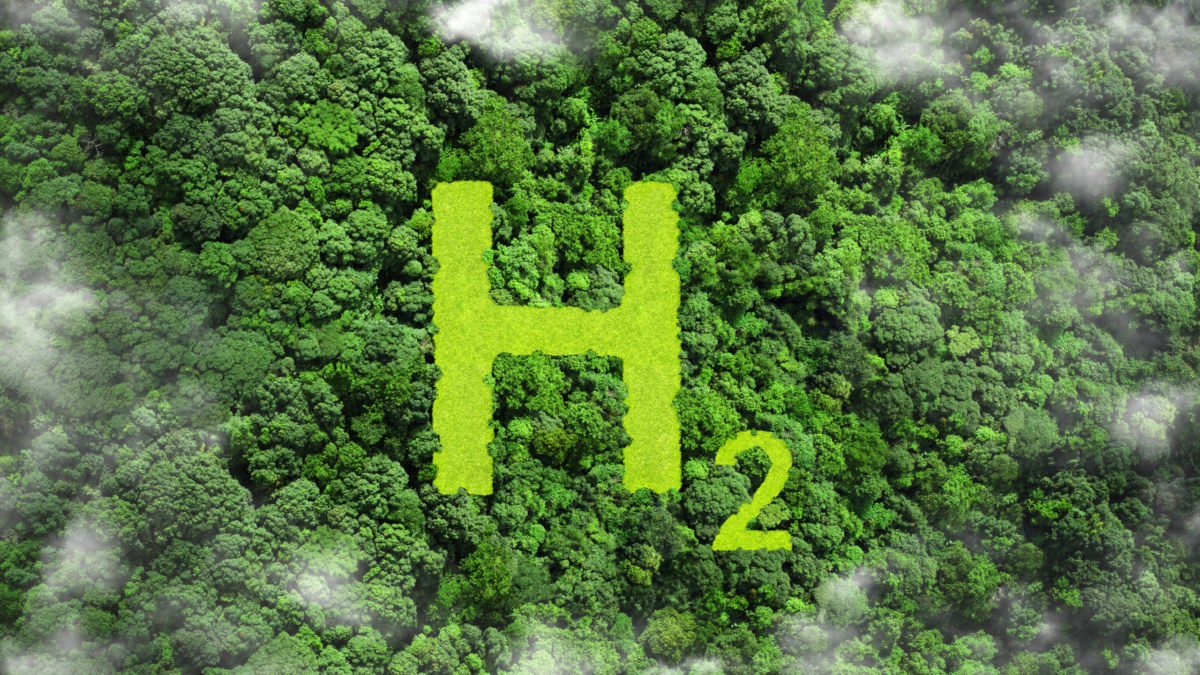 O hidrogênio verde é uma fonte energética alternativa aos combustíveis fósseis (Fonte: Reprodução/Canva)