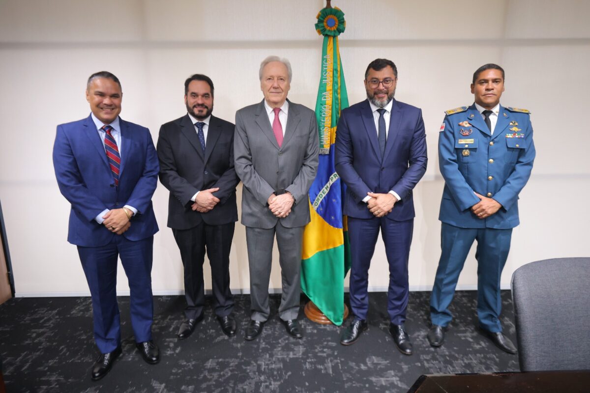 no ministério da justiça, wilson lima apresenta pauta do amazonas para reforçar a segurança no estado foto diego peres secom