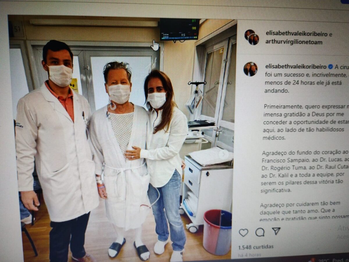 Arthur Neto e Elizabeth Valeiko