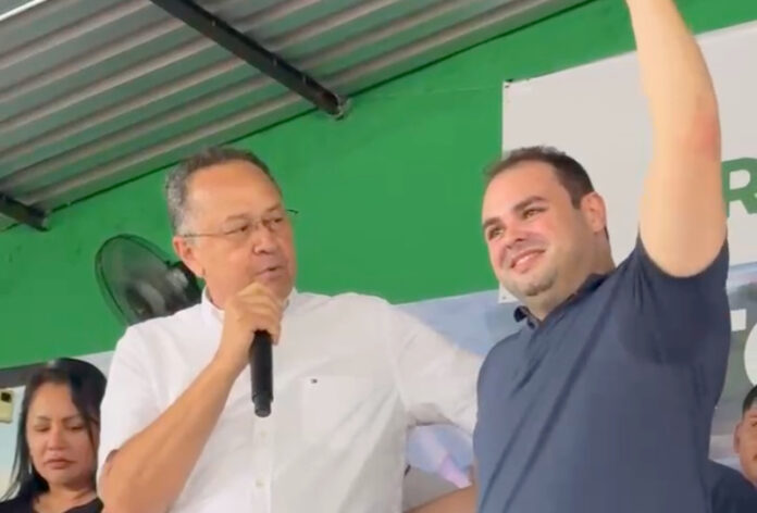 Silas Câmara e Roberto Cidade em Borba. Foto: Redes Sociais