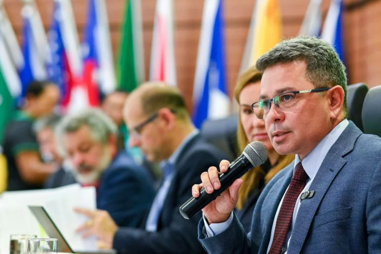 O vice-governador Tadeu de souza defendeu as demandas do Amazonas (Foto: Ricardo Machado)
