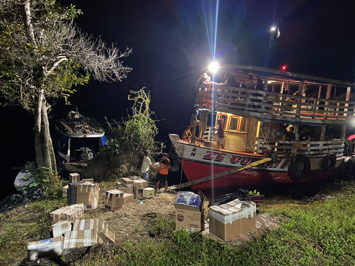 Gravação do curta-metragem no Amazonas (Foto: Divulgação)