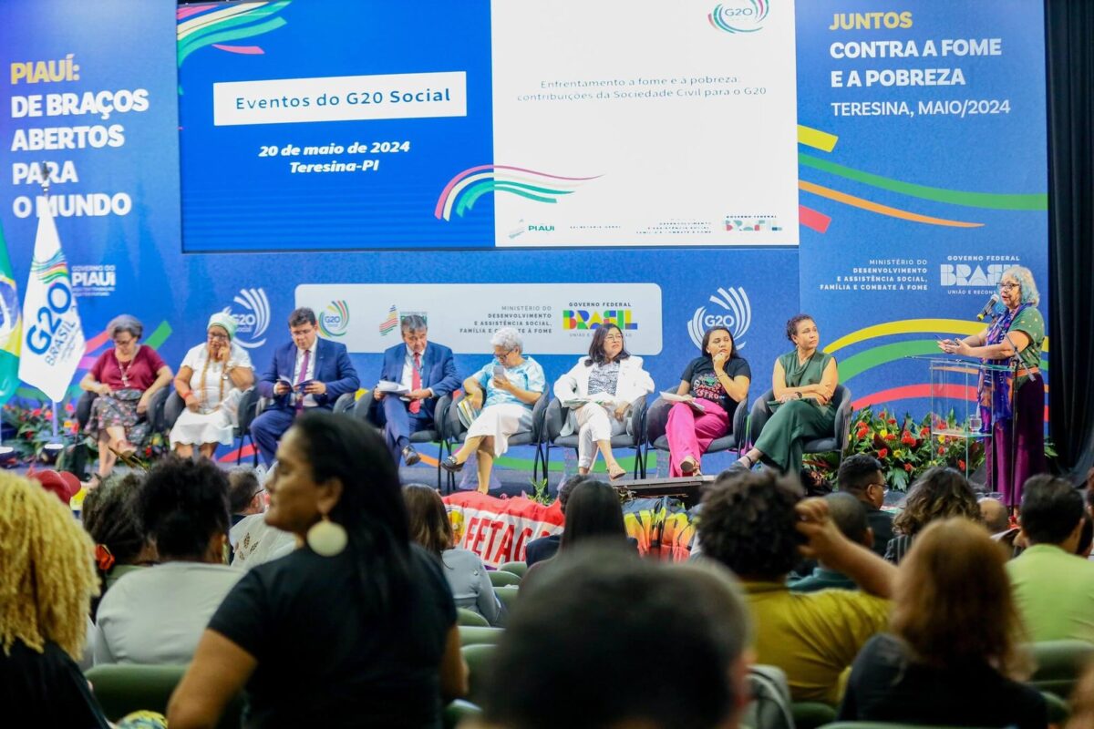 No último mês, o G20 Social promoveu debates no Piauí (Foto: Divulgação/G20)