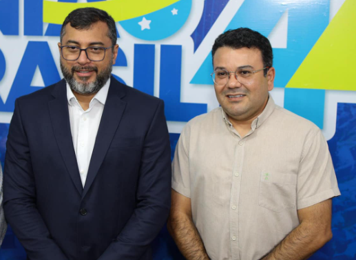 Governador Wilson Lima e Darlan Taveira (Foto: Reprodução Facebook)