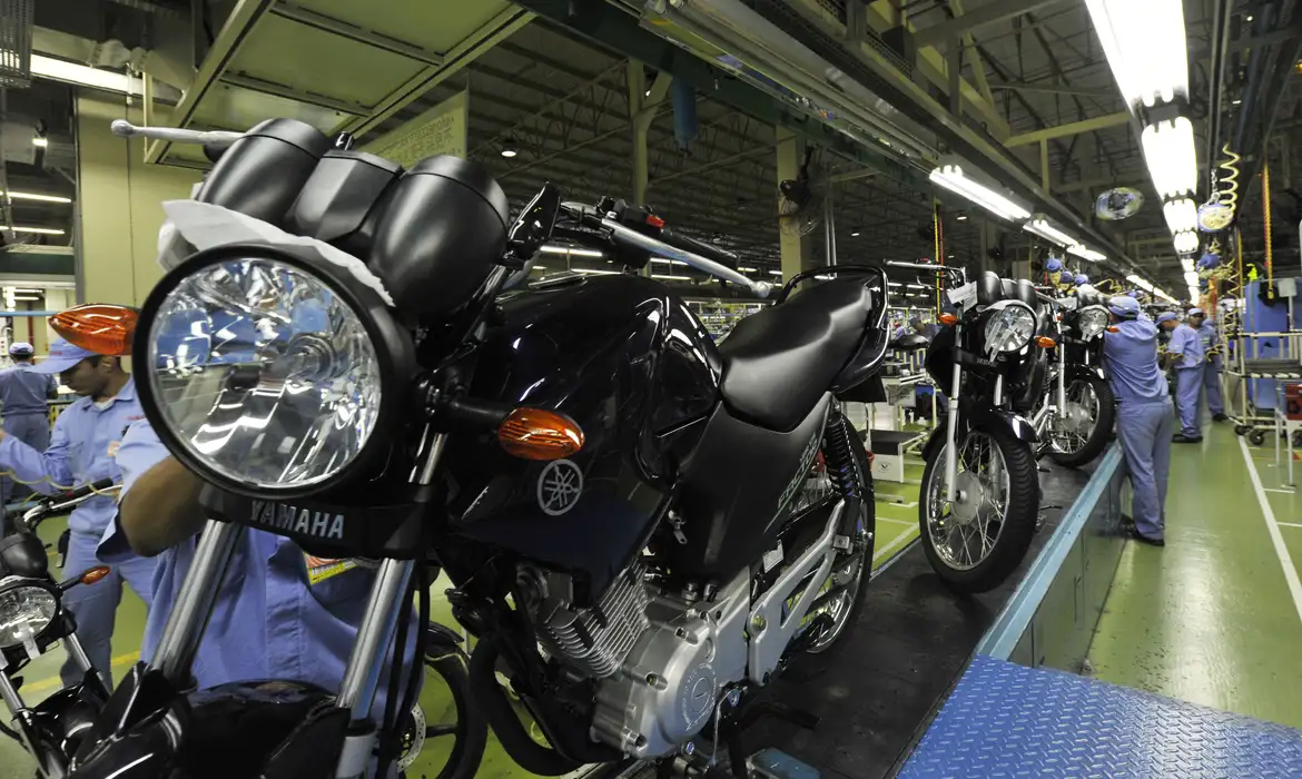 Motocicleta Yamaha fabricada em Manaus