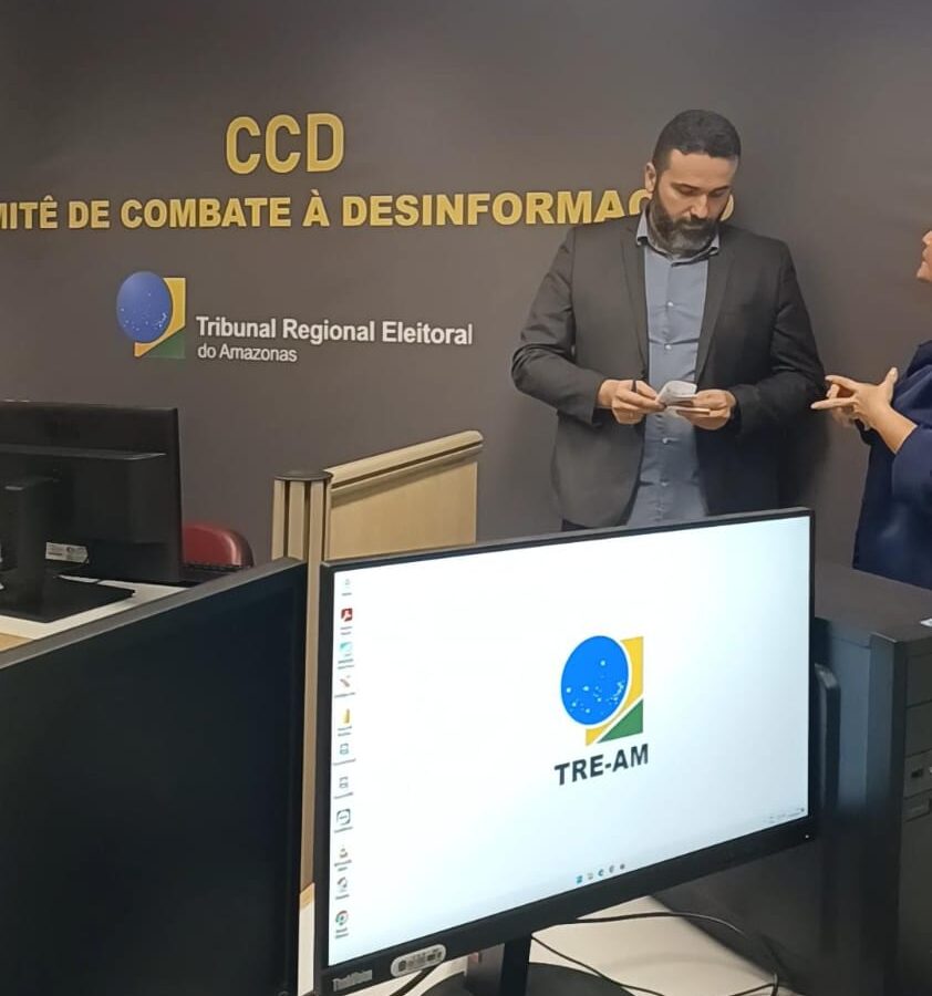 Comitê de Combate à Desinformação do TRE-AM recebeu 48 denúncias em um mês. Ao todo, 27 denúncias se transformaram em representações legais (Foto: Ana Kelly Franco/RT1)