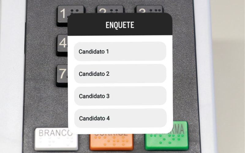 Confira a diferença entre enquete e pesquisa eleitoral. Enquetes eleitorais nas redes sociais, como as publicadas em stories do Instagram são proibidas segundo a Lei nº 9.504/1997 (Foto: Antonio Augusto/Ascom/TSE e Instagram)