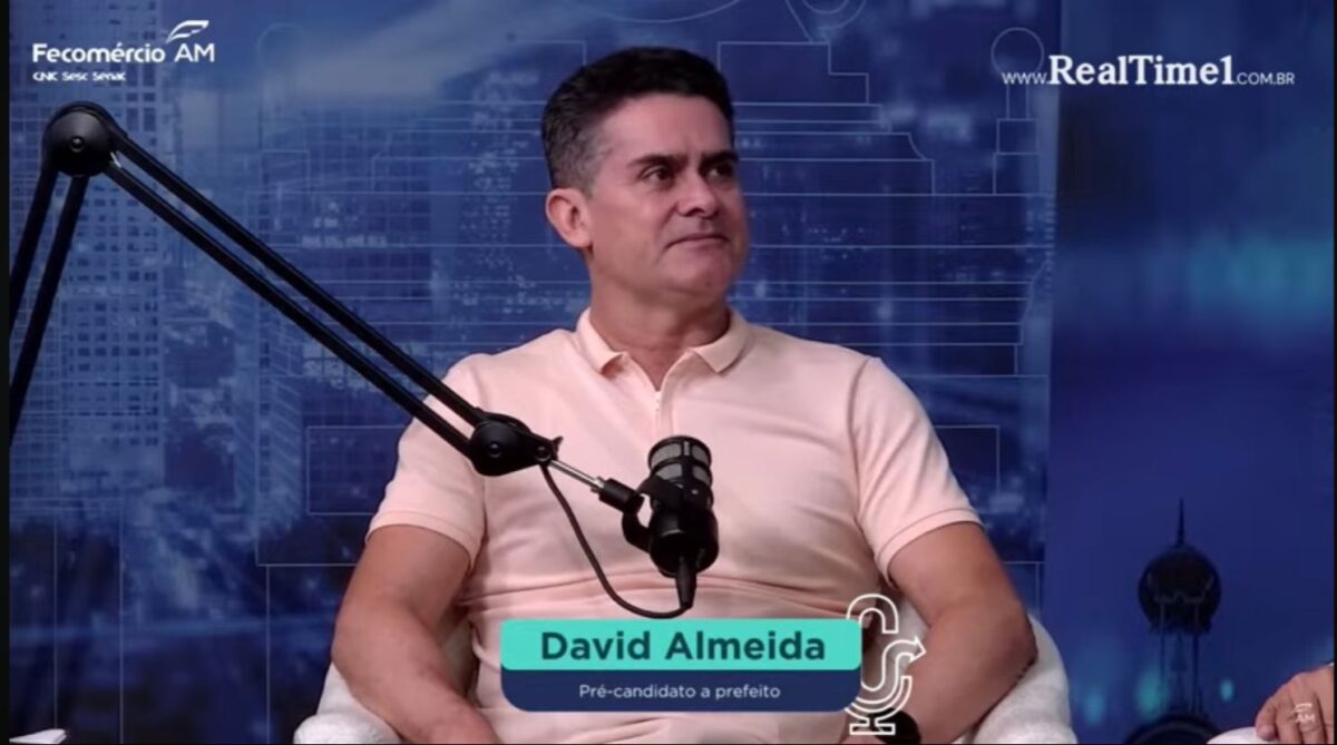 David Almeida (Avante) é o atual prefeito de Manaus