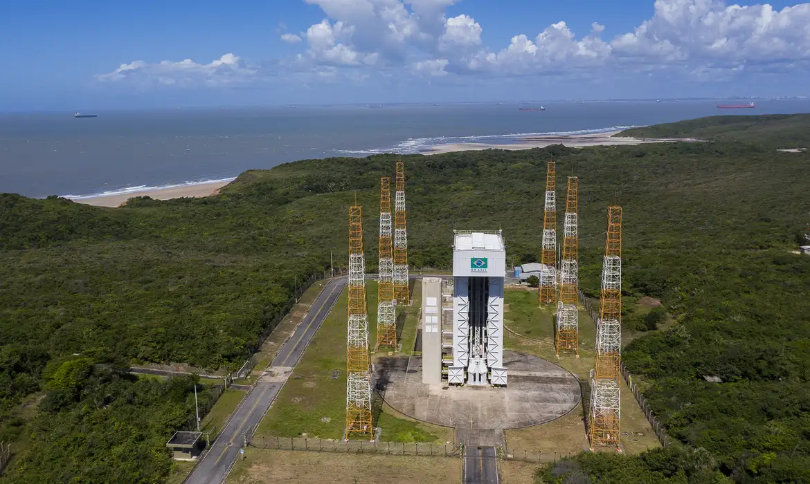 Atividade espacial no Brasil. Base de Alcântara no litoral do Maranhão (Foto: Warley de Andrade/TV Brasil)