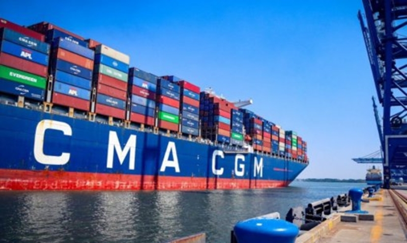 Operadora CMA CGM anunciou que cobrará $ 5.700 por container a partir de 15 de agosto (Foto: Divulgação)