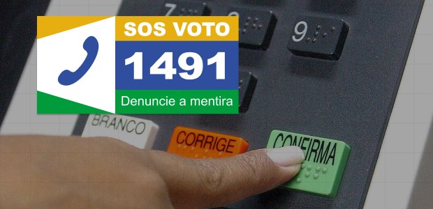 SOS Voto já está disponível para denúncias (Foto: Divulgação/TSE)