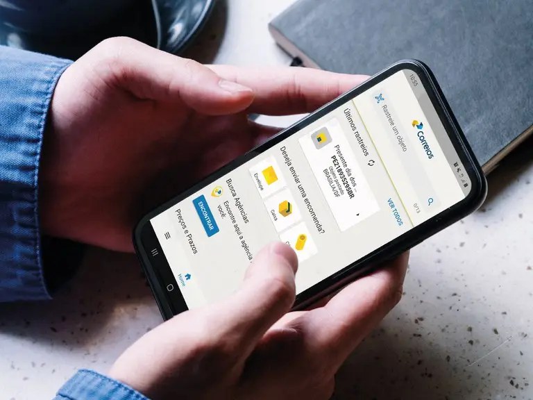 SuperApp dos Correios tem mais de 20 funcionalidades (Imagem: Divulgação//Correios)