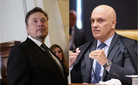 Elon Musk e Alexandre de Moraes