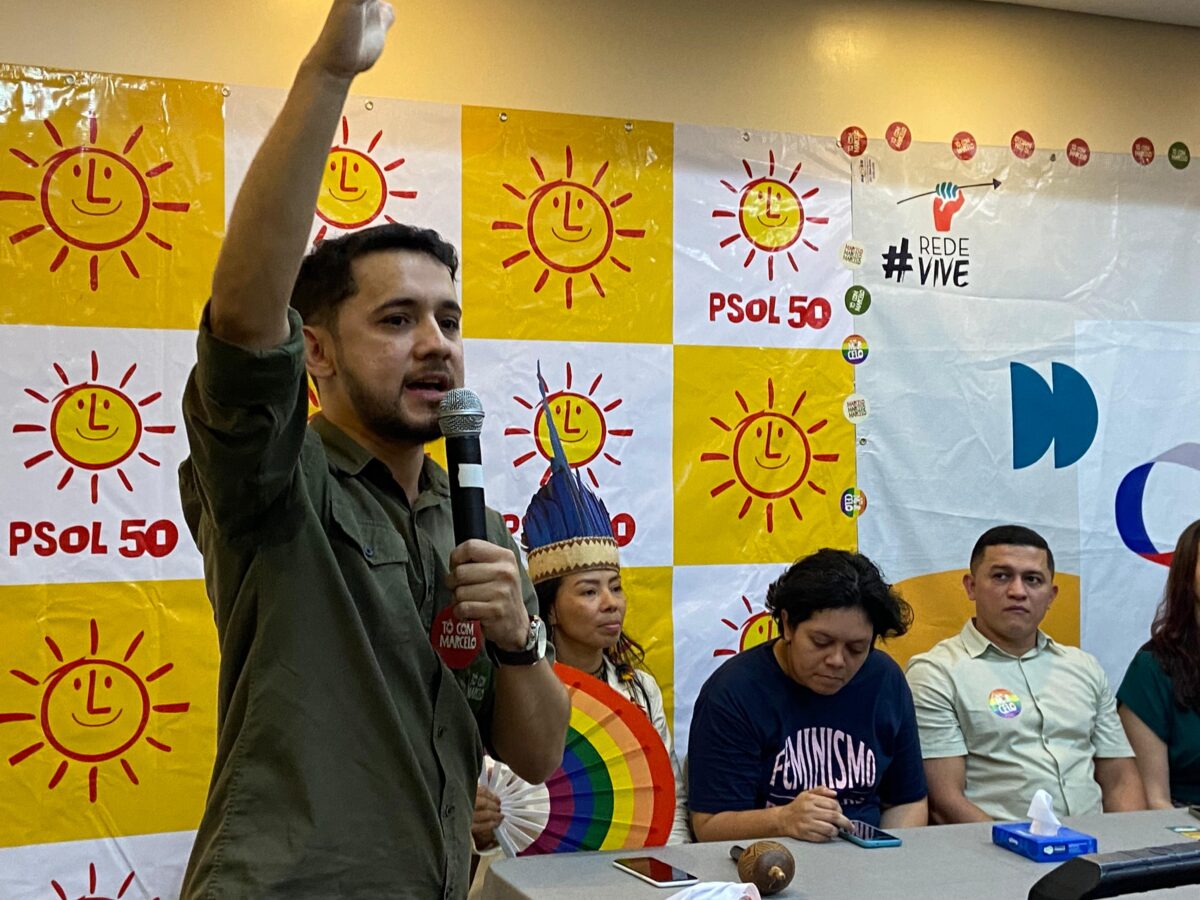 Convenção da Federação PSOL/Rede em Manaus (Foto: Ana Kelly Franco/RT1)