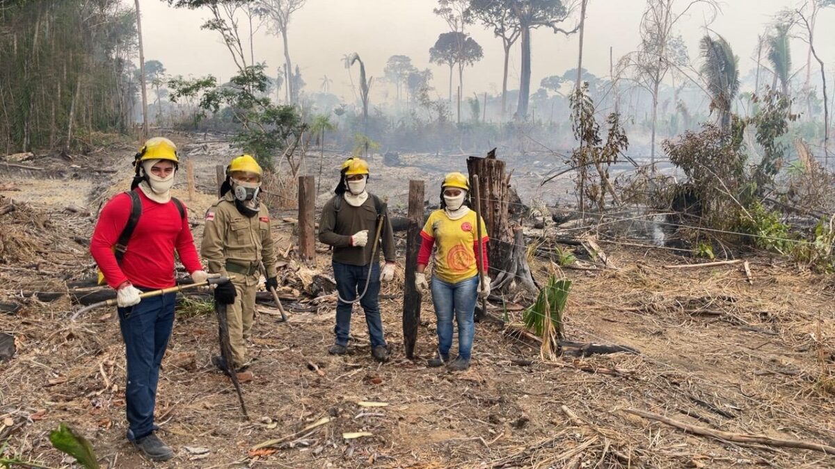 Brigadistas contratados pelo Estado reforçam o combate às queimadas em cinco municípios