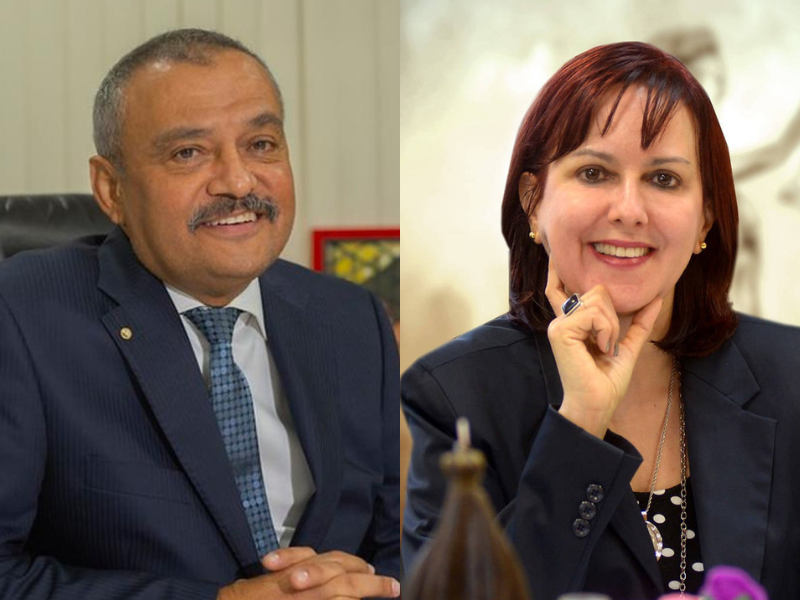 Desembargadores Jomar Fernandes e Carla Reis (Imagem: RealTime1)