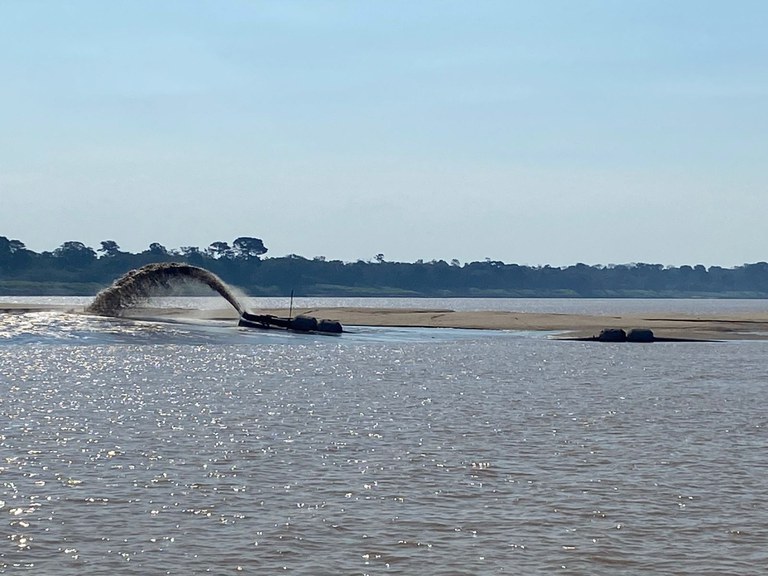 Dragagem do rio Amazonas