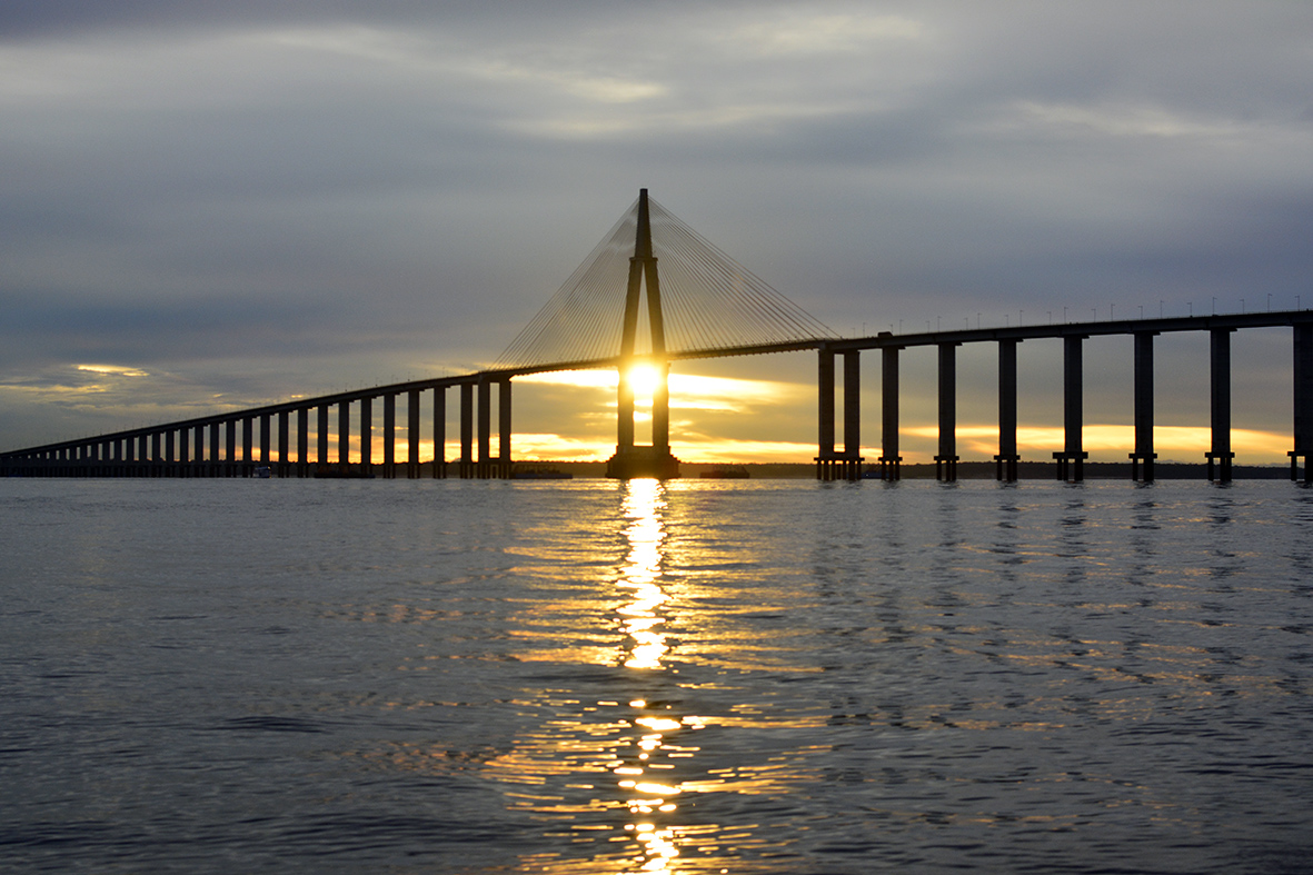 por do sol em Manaus