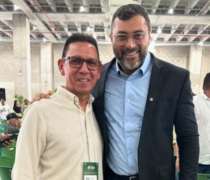 Paulino Grana (Republicanos), prefeito de Silves, foi reeleito com 68,31 % dos votos válidos (Foto: Reprodução/RT1)