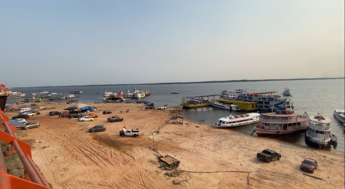 Seca rio negro manaus centro manaus