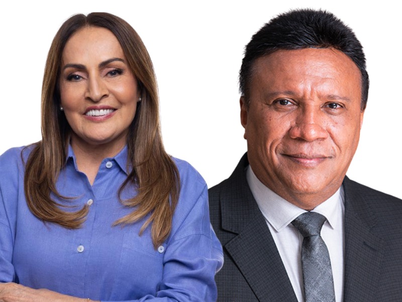 Glória Carratte e Marcel Alexandre