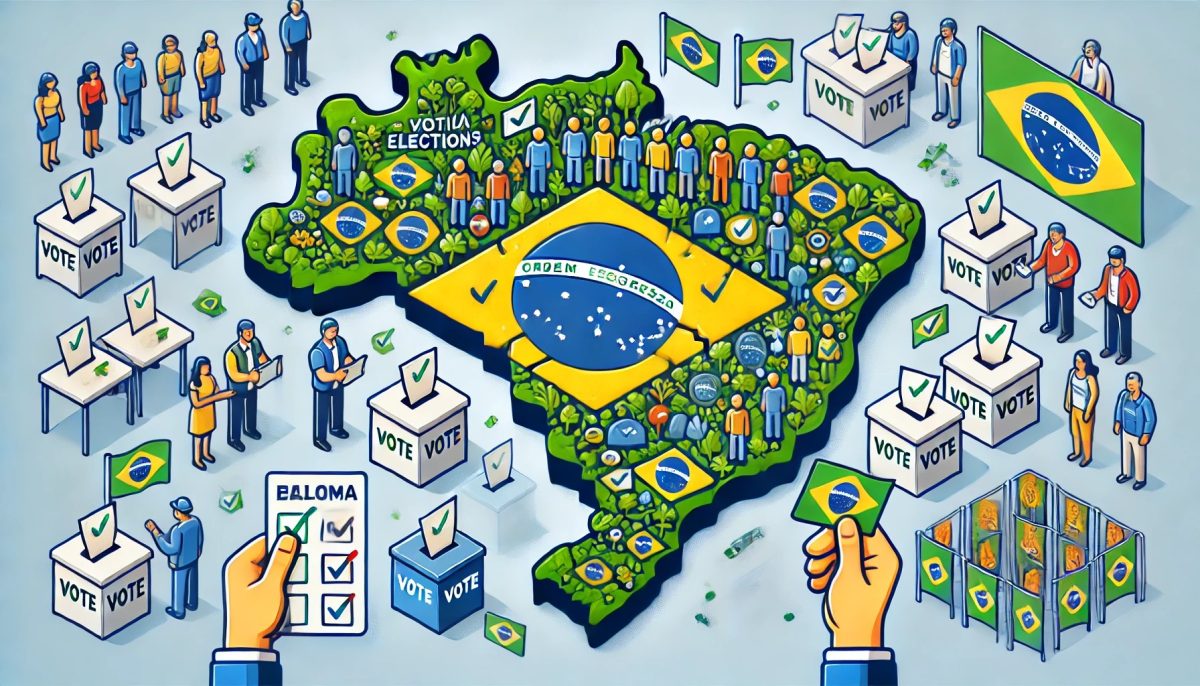 Mapa Brasil eleição eleições