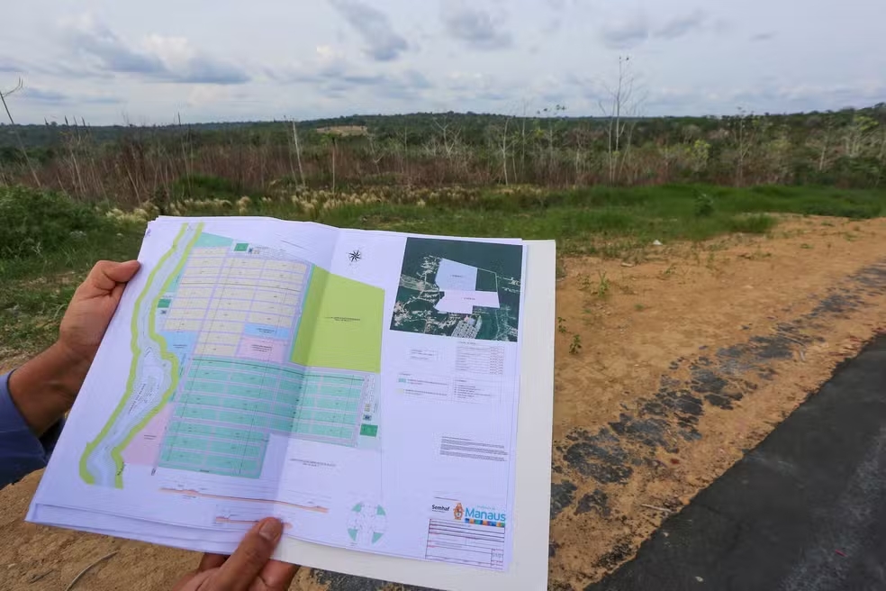 Terrenos estão na área onde existia a ocupação Monte Horebe, na Zona Norte (Foto: Divulgação/Prefeitura )
