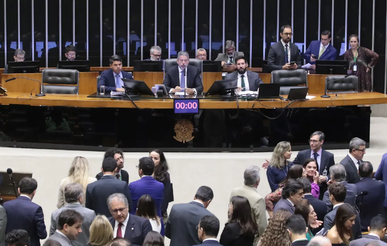 Plenário da Câmara dos Deputados durante a votação da reforma tributária (Foto: Vinicius Loures/Câmara dos Deputados)