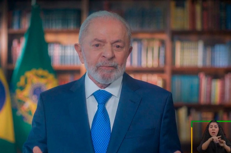 O pronunciamento do presidente Lula será transmitido em todos os veículos de comunicação oficiais do Governo Federal (Foto: Reprodução)