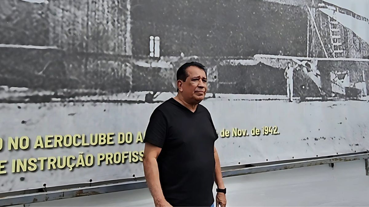 Francimar Sampaio, tesoureiro do Aeroclube do Amazonas