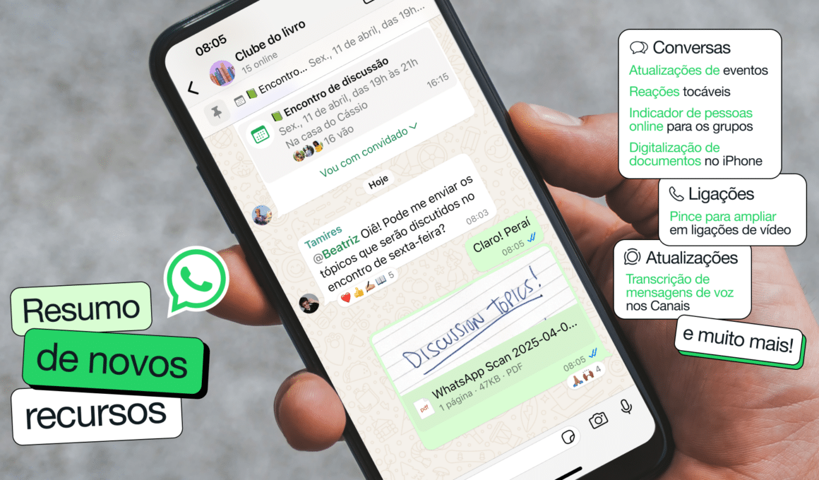 Preguiça de ler todas as conversas do grupo? WhatsApp testa resumo de mensagens com Meta AI