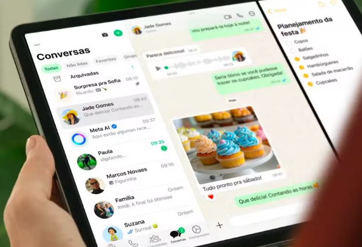 WhatsApp chega ao iPad com chamadas em grupo, tela dividida e multitarefa