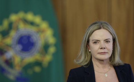 Ministra de Relações Institucionais, Gleisi Hoffmann