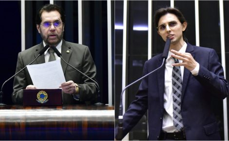 Plínio e Amom convivem em Brasília, onde representam o Amazonas no Congresso Nacional (divulgação)