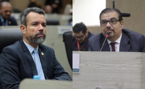 Da esquerda para direita, Antônio Peixoto e Isac Tayah Foto: Reprodução/CMM)