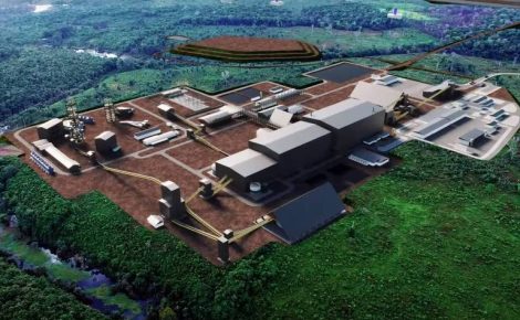 Projeto da planta industrial da Potássio do Brasil na região de Autazes (AM), feita pela empresa (Foto: Reprodução/Potássio do Brasil)