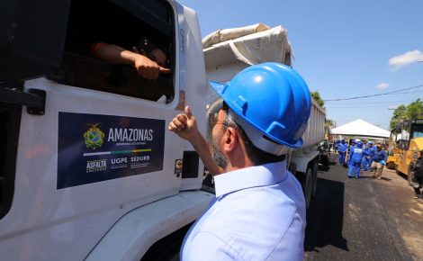 Governador Wilson Lima deu ordem de serviço para o início das obras