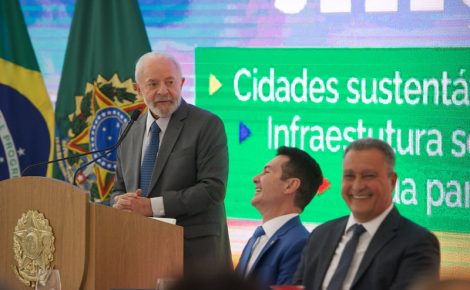 Presidente Lula realiza primeira visita a Manaus neste terceiro mandato (Foto: Henrique Raynal/Casa Civil)
