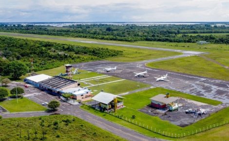 Aeroporto de Parintins (Foto: Yuri Pinheiro/Prefeitura de Parintins)