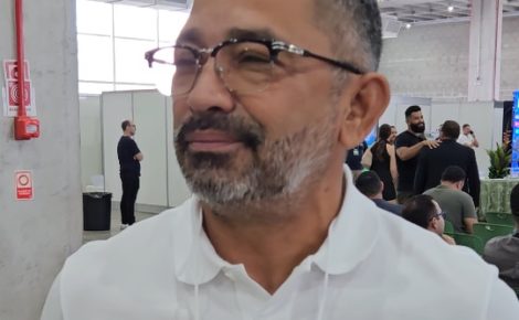 Augusto Ferraz (União Brasil), prefeito de Iranduba, foi reeleito com 49,55% dos votos válidos (Foto: Reprodução/RT1)
