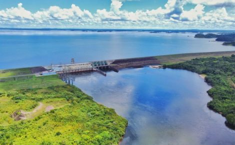 Balbina, uma das hidrelétricas construídas no Amazonas. (Foto: Eletrobras/Divulgação)